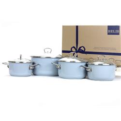 * BELIS KPL. 4 GARNKÓW Z POKRYWKAMI GREY PREMIUM-68