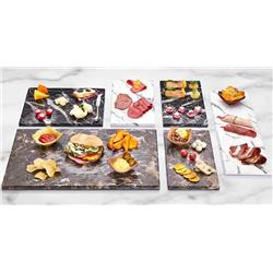 MELAMINA MARMUR PÓŁMISEK PROST. 26,5x32,5CM BRĄZ-5555