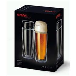 SIMAX SZKLANKA PIWO PODWÓJNE ŚCIANKI 500ML 2SZT-7439