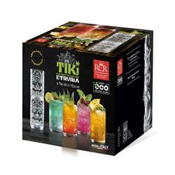 RCR TIKI ETRURIA SZKLANKA 450ML KPL 4 SZT-6752