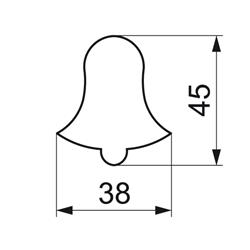 WYKRAWACZ DZWONEK 4,5 CM-7914