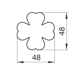 WYKRAWACZ KONICZYNA CZTEROLISTNA 4,8 CM-8066