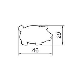 WYKRAWACZ ŚWINKA 4,6 CM-8014