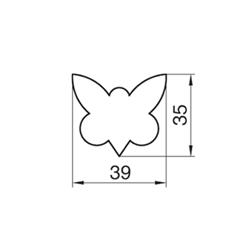 WYKRAWACZ MOTYLEK 3,9 CM-8255