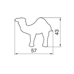 WYKRAWACZ WIELBŁĄD 5,7 CM-8804