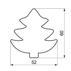 WYKRAWACZ JODŁA - 6 CM-8475