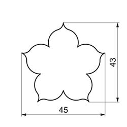 WYKRAWACZ LILIA 4,5 CM-7945