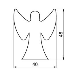 WYKRAWACZ ANIOŁ 4,8 CM-8023