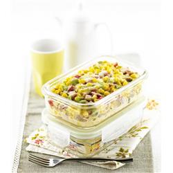 GLASSLOCK POJEMNIK PROSTOKATNY MIKROFALA 400ML-4729