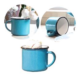 * BELIS KUBEK EMALIOWANY 8CM 0,35L FLOWER-11750