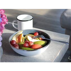 * BELIS KUBEK EMALIOWANY 8CM 0,35L WHITE-11759