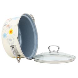 * BELIS RONDEL EMALIOW. Z POKRYWĄ 2,6L 20CM MEADOW-11801