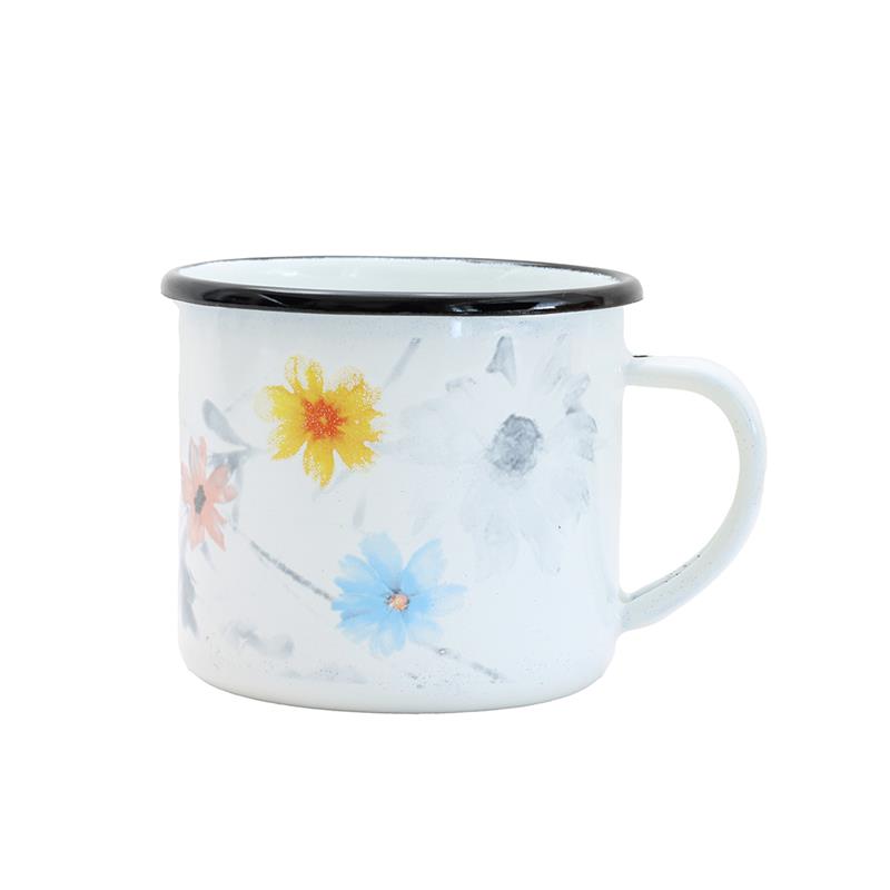 * BELIS KUBEK EMALIOWANY 8CM 0,35L MEADOW-11764