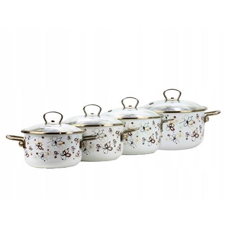 * BELIS KPL. 4 GARNKÓW Z POKRYWAMI CREAM PREMIUM -11545