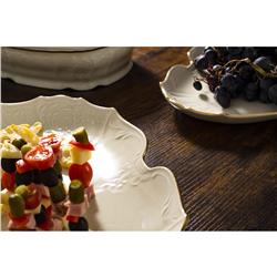 * BERNADOTTE IVORY GOLD PATERA TRÓJKATNA 27CM-12063