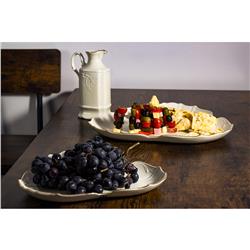 * BERNADOTTE IVORY GOLD PATERA TRÓJKATNA 27CM-12064