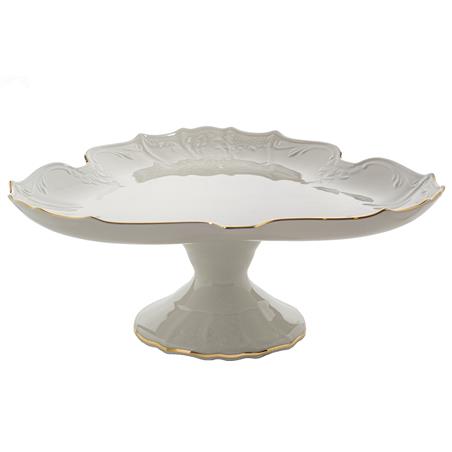 * BERNADOTTE IVORY GOLD PATERA TRÓJKĄTNA N/N 35 CM-12084