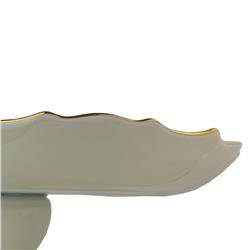 * BERNADOTTE IVORY GOLD PATERA TRÓJKĄTNA N/N 35 CM-12086