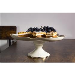 * BERNADOTTE IVORY GOLD PATERA TRÓJKĄTNA N/N 35 CM-12087