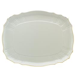 * BERNADOTTE IVORY GOLD PATERA PROSTOKĄT N/N 40CM-12100