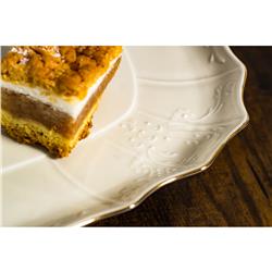 * BERNADOTTE IVORY GOLD PATERA PROSTOKĄT N/N 40CM-12104