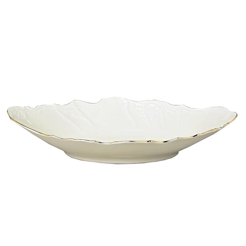 * BERNADOTTE IVORY GOLD KOSZYK NA CHLEB 34CM-11458