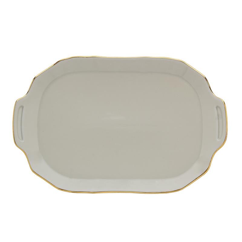 * BERNADOTTE IVORY GOLD TACA Z UCHWYTAMI 23 CM-12053