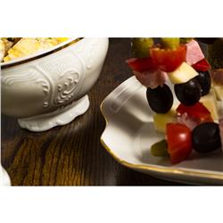 * BERNADOTTE IVORY GOLD TACA Z UCHWYTAMI 23 CM-12059