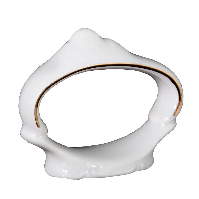 * BERNADOTTE IVORY GOLD PIERŚCIEŃ DO SERWETEK-11531