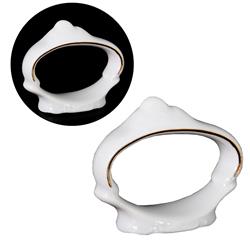 * BERNADOTTE IVORY GOLD PIERŚCIEŃ DO SERWETEK-11532