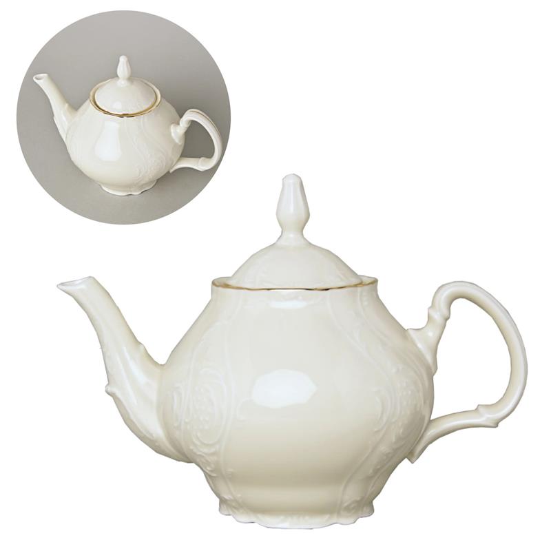 * BERNADOTTE IVORY GOLD DZBANEK DO HERBATY 1,20L-11419