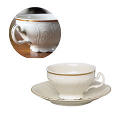 * BERNADOTTE IVORY GOLD FILIŻANKA/SP NIS.155/205ML-11437