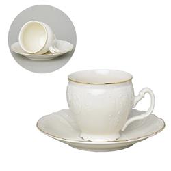 * BERNADOTTE IVORY GOLD FILIŻANKA/SP. WYS.14/170ML-11444