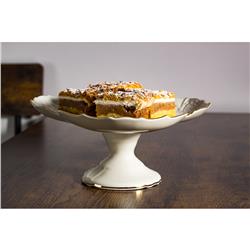 * BERNADOTTE IVORY GOLD PATERA TRÓJKATNA N/N 27 CM-12080