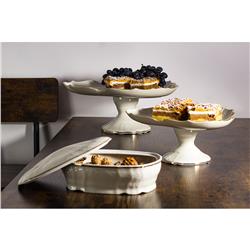 * BERNADOTTE IVORY GOLD PATERA TRÓJKATNA N/N 27 CM-12083