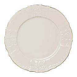 * BERNADOTTE IVORY GOLD TALERZ PŁASKI 27CM-11498