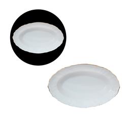 * BERNADOTTE IVORY GOLD RAWIERKA 24 CM-11564