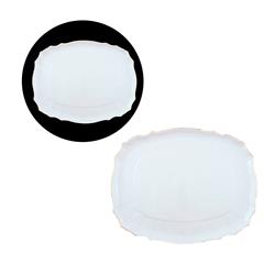 * BERNADOTTE IVORY GOLD PÓŁMISEK PROSTOKĄTNY 40 CM-11560