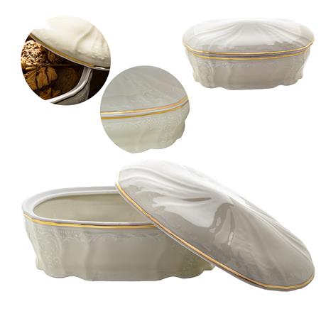 * BERNADOTTE IVORY GOLD POJEMNIK NA SŁODYCZE 2,1 L-12043