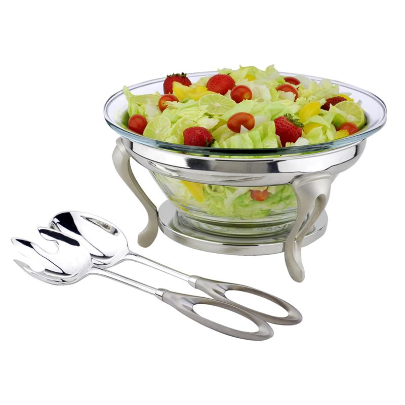 * REGENT OVATION ZESTAW DO SAŁATEK MISA 30CM+ŁYŻKA-11837