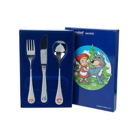 BS KARKULKA KPL. SZTUĆCÓW DLA DZIECI 3EL.-12111