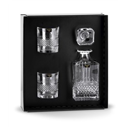 BOHEMIA PRESTIGE ELEGANTE ZESTAW DO WHISKY 1+2-3576
