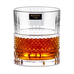 BOHEMIA PRESTIGE ELEGANTE ZESTAW DO WHISKY 1+2-3580