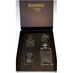BOHEMIA PRESTIGE ELEGANTE ZESTAW DO WHISKY 1+2-3583