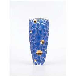 BOHEMIA PRESTIGE LISBOA GOLD BLUE WAZON 350MM-13438