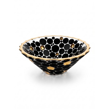 BOHEMIA PRESTIGE LISBOA GOLD BLACK MISA 300MM-13436