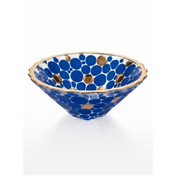 BOHEMIA PRESTIGE LISBOA GOLD BLUE MISA 300MM-13441