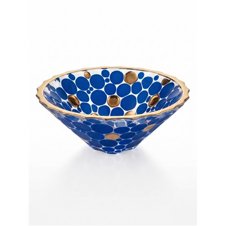 BOHEMIA PRESTIGE LISBOA GOLD BLUE MISA 300MM-13441