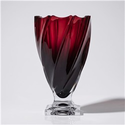 BOHEMIA PONTI RED RUBY WAZON 330MM-13520