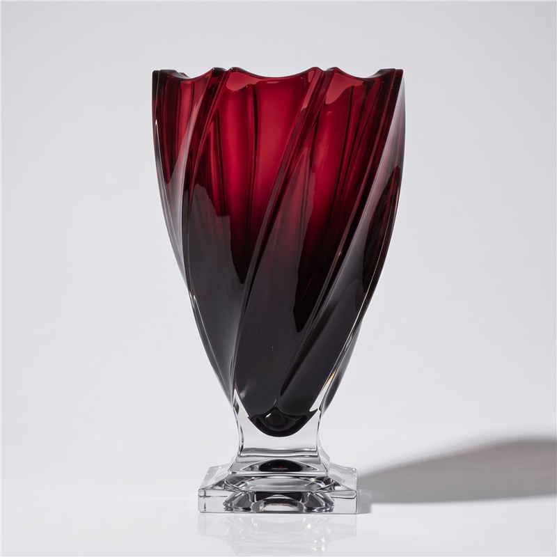 BOHEMIA PONTI RED RUBY WAZON 330MM-13520